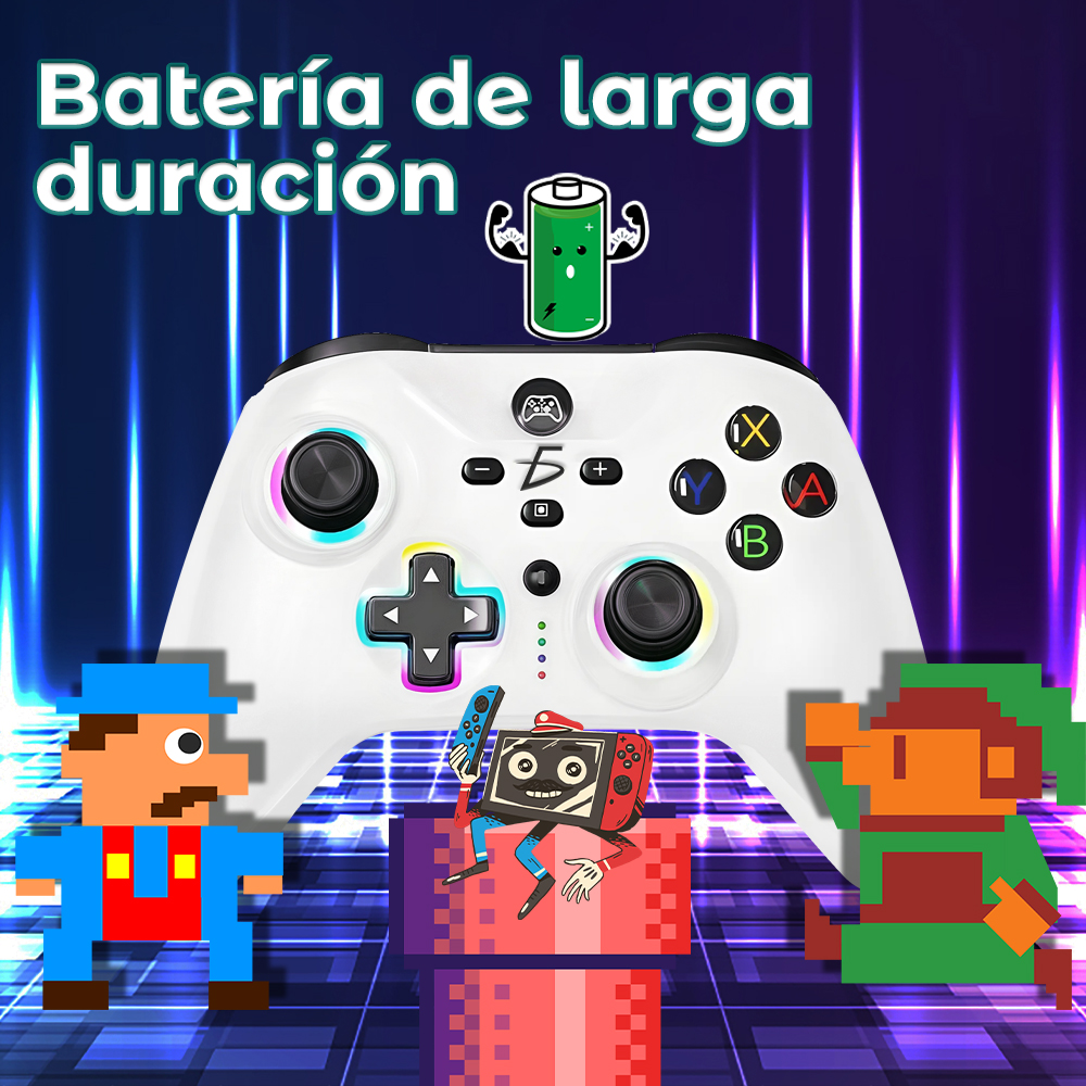 Control para Switch con Dual Pad y Botones Programables con Luz RGB - Image 2