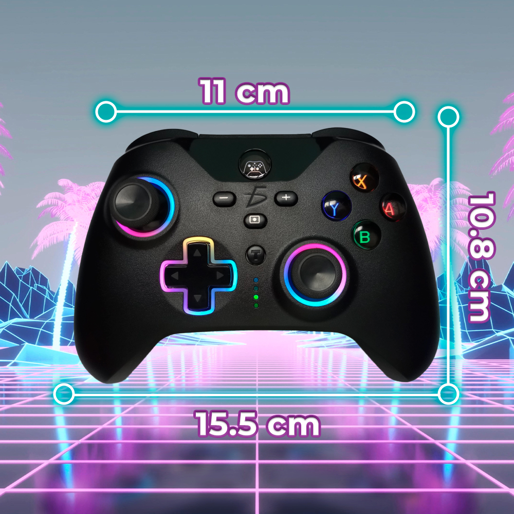 Control para Switch con Dual Pad y Botones Programables con Luz RGB - Image 5