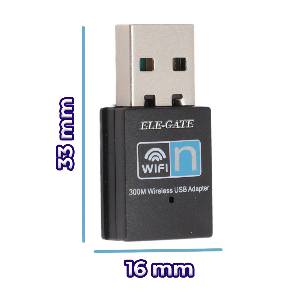 Adaptador USB Wifi Velocidad 300 Mbps 2.4 GHz - Image 4