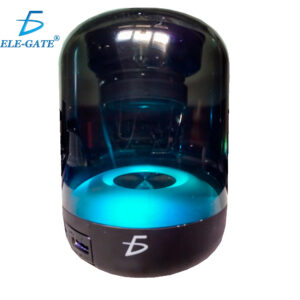 Bocina Bluetooth Inalámbrica Transparente Luces Led RGB