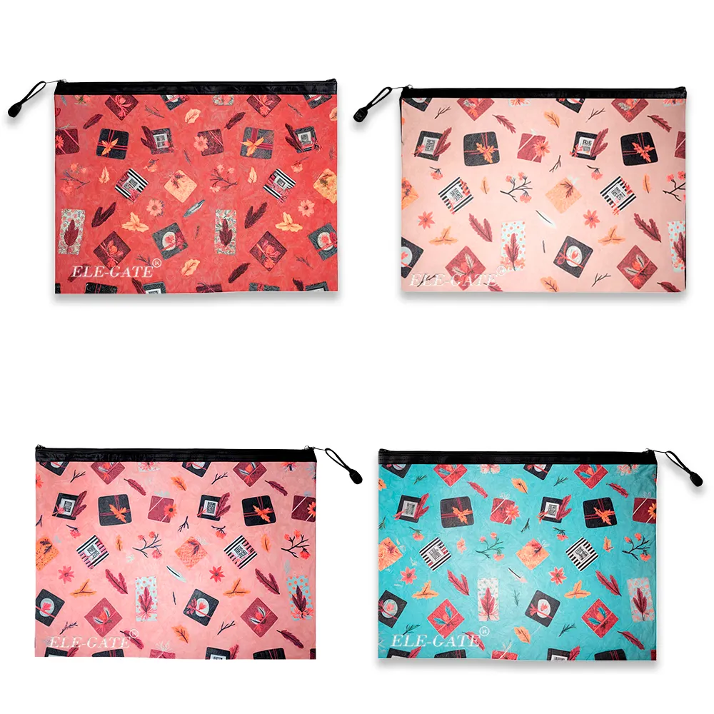 Sobre de Lona con Estampado en Tendencia Impermeable y con Cierre - Imagen 2