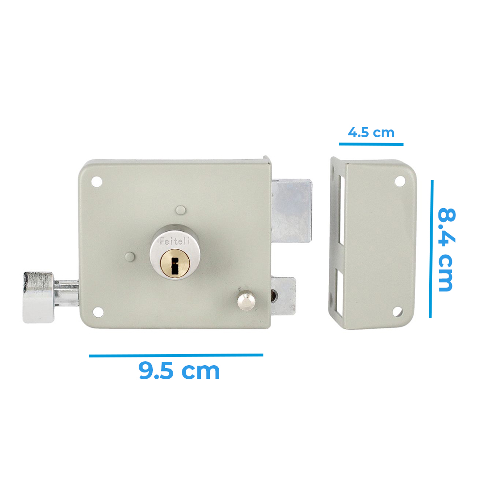 Cerradura Insta-Facil Derecha con Juego de 4 Llaves tipo Dado - Image 3