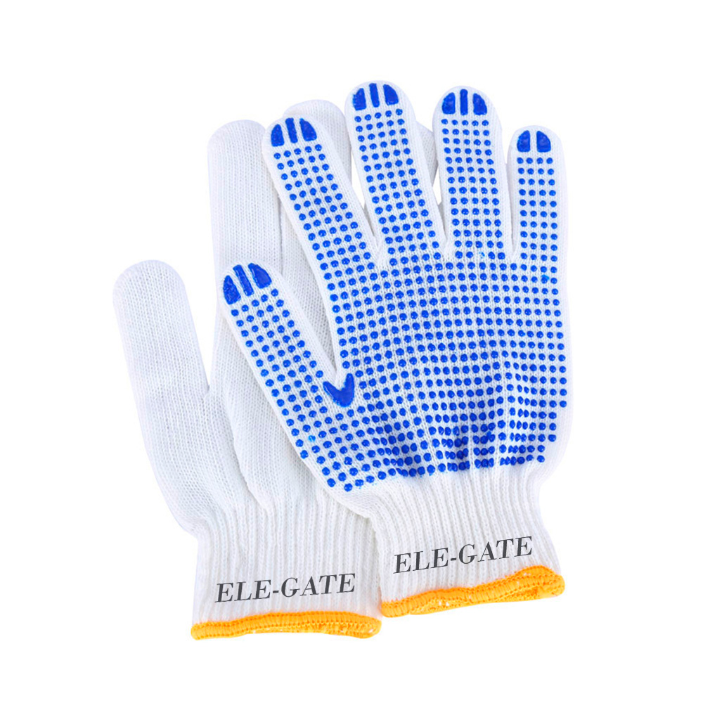 Guante de Seguridad de Algodón Traspirable con Perlas Antideslizantes - Image 3