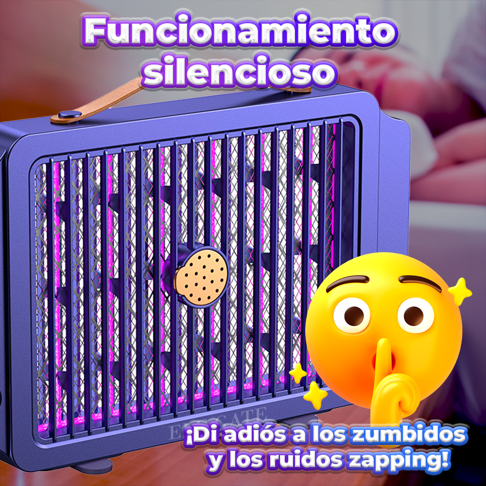 Lampara Eléctrica Mata Mosquitos con luz Ultravioleta y Resistencias Electrificadas - Image 2