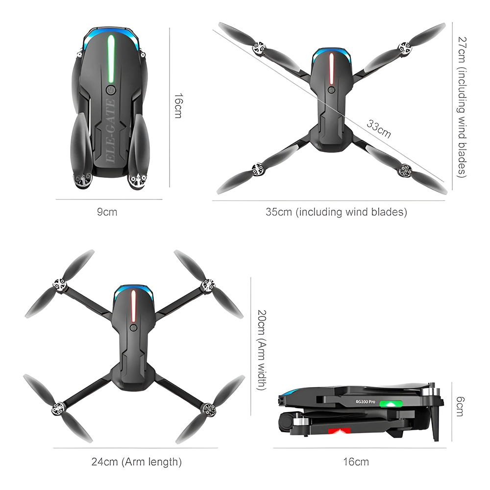 Mini Dron con Camara Dual HD WIFI 4G con Control - Image 4