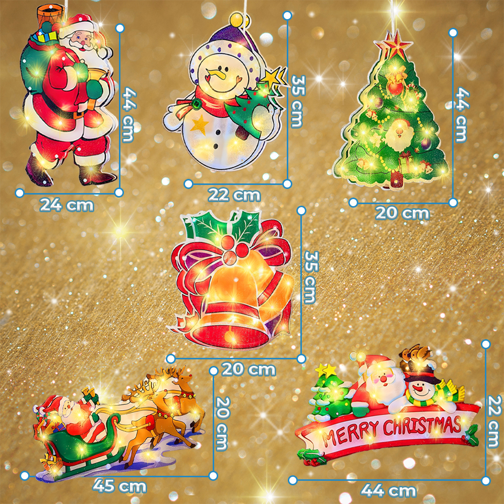 Set de 1 Adornos Navideños para Colgar - Estilo y Encanto para tu Árbol de Navidad - Image 4