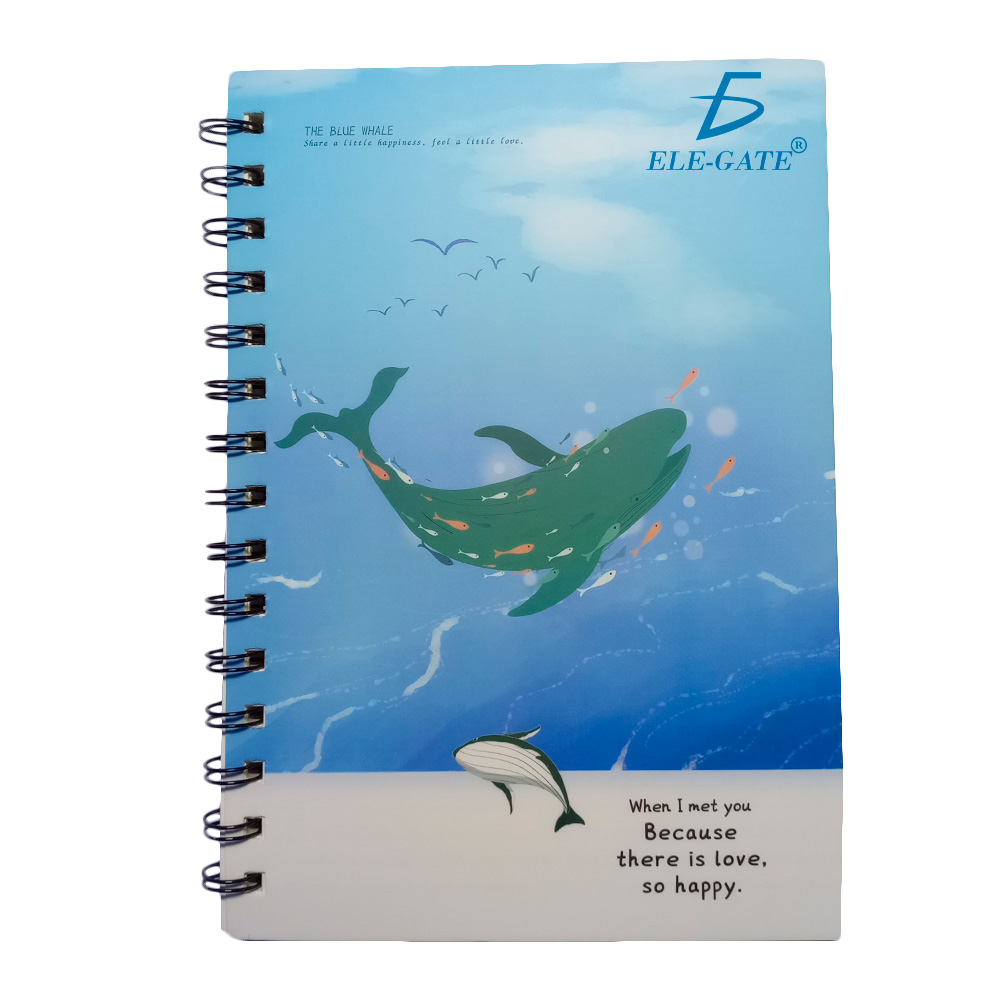 Cuaderno de Rayas Tamaño A5 con Portada Náutica y Espiral Metálico - Image 3