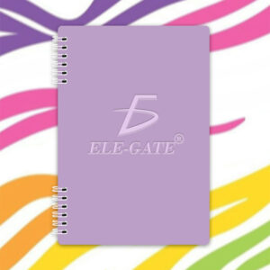 Cuaderno de 80 Hojas Rayadas con Portada Plastificada y Espiral Metálico