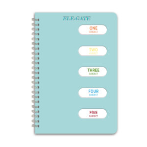 Cuaderno a Raya Organizador Tamaño A5 Coreano con 5 separaciones