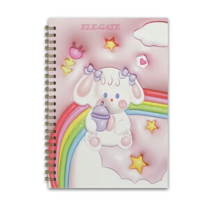 Cuaderno de 80 Hojas Rayado con Espiral Tamaño A4