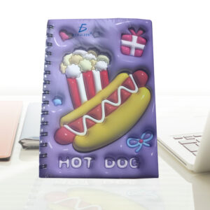 Cuaderno de Pasta Grueso de 180 Hojas Rayadas con Espiral