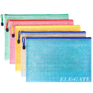 Carpeta Organizadora Trasparente Tamaño A4 Impermeable y con Cierre