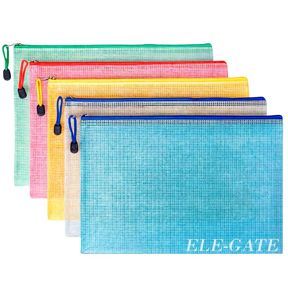 Carpeta Organizadora Trasparente Tamaño A4 Impermeable y con Cierre