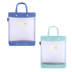 Mochila Tipo Morral Trasparente con Malla Reforzada