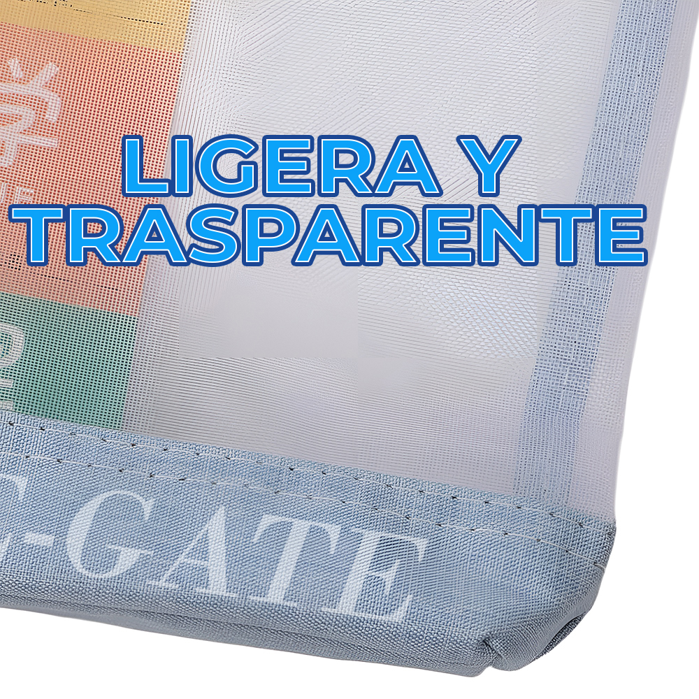 Mochila Tipo Morral Trasparente con Malla Reforzada - Image 3