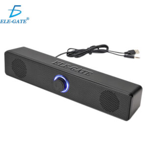 Barra de Sonido y Altavoz Bluetooth, Portátil Alimentado por USB, Ideal para Gaming o Teatro en Casa.