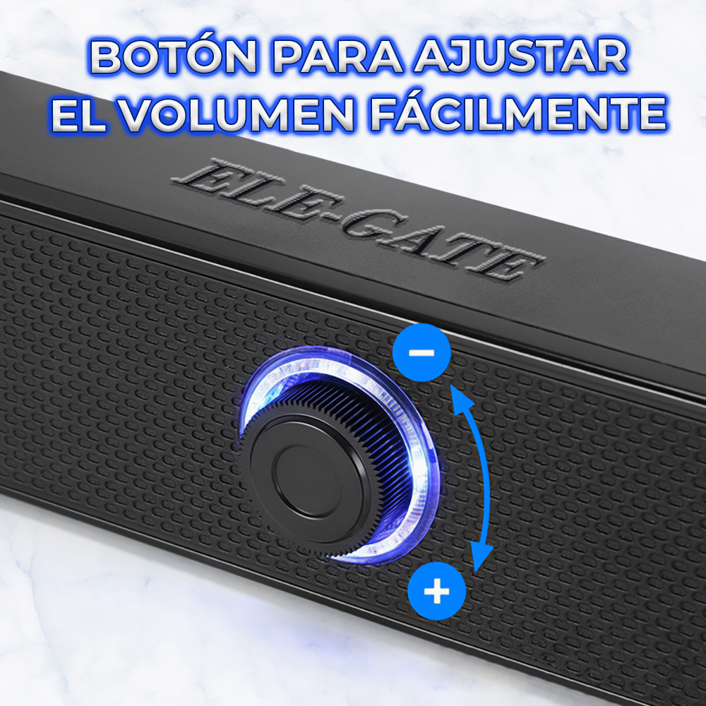 Barra de Sonido y Altavoz Bluetooth, Portátil Alimentado por USB, Ideal para Gaming o Teatro en Casa. - Image 4