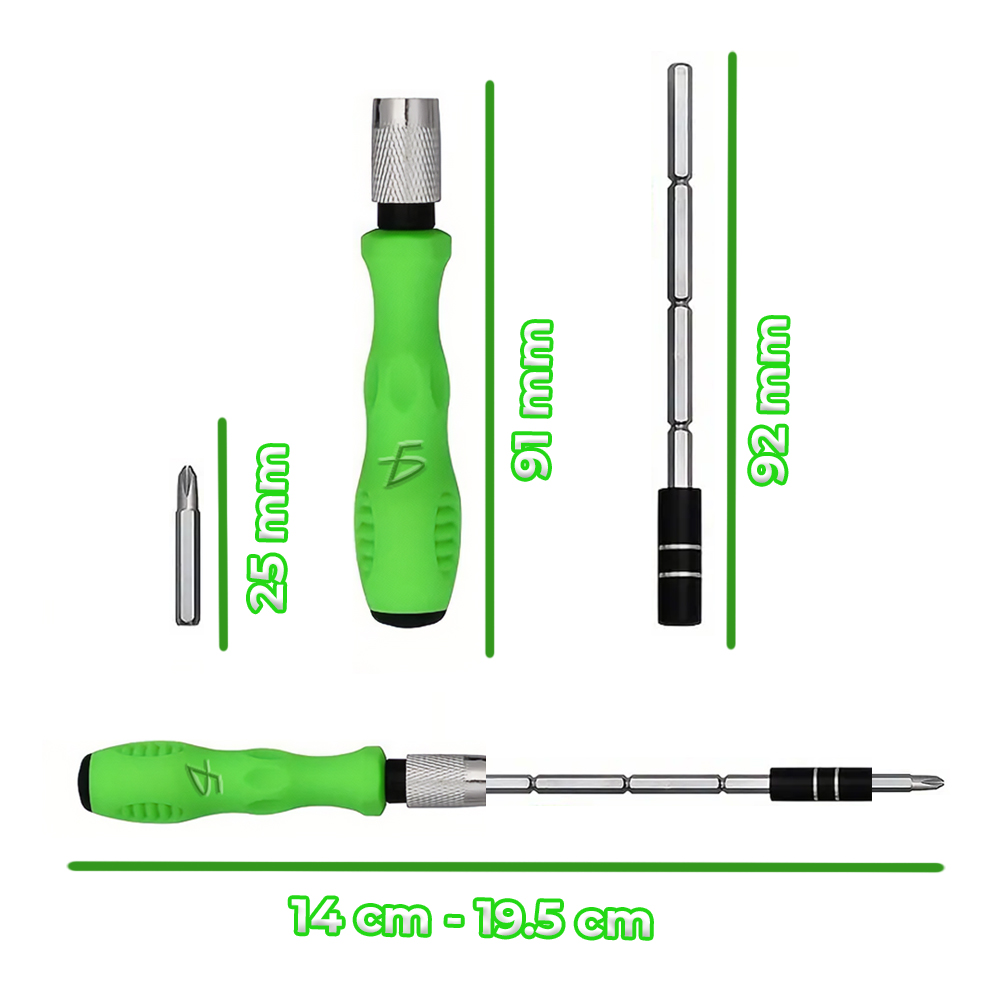 Juego de Destornilladores 30 en 1 – Herramientas Multifuncionales con Puntas Magnéticas - Image 4