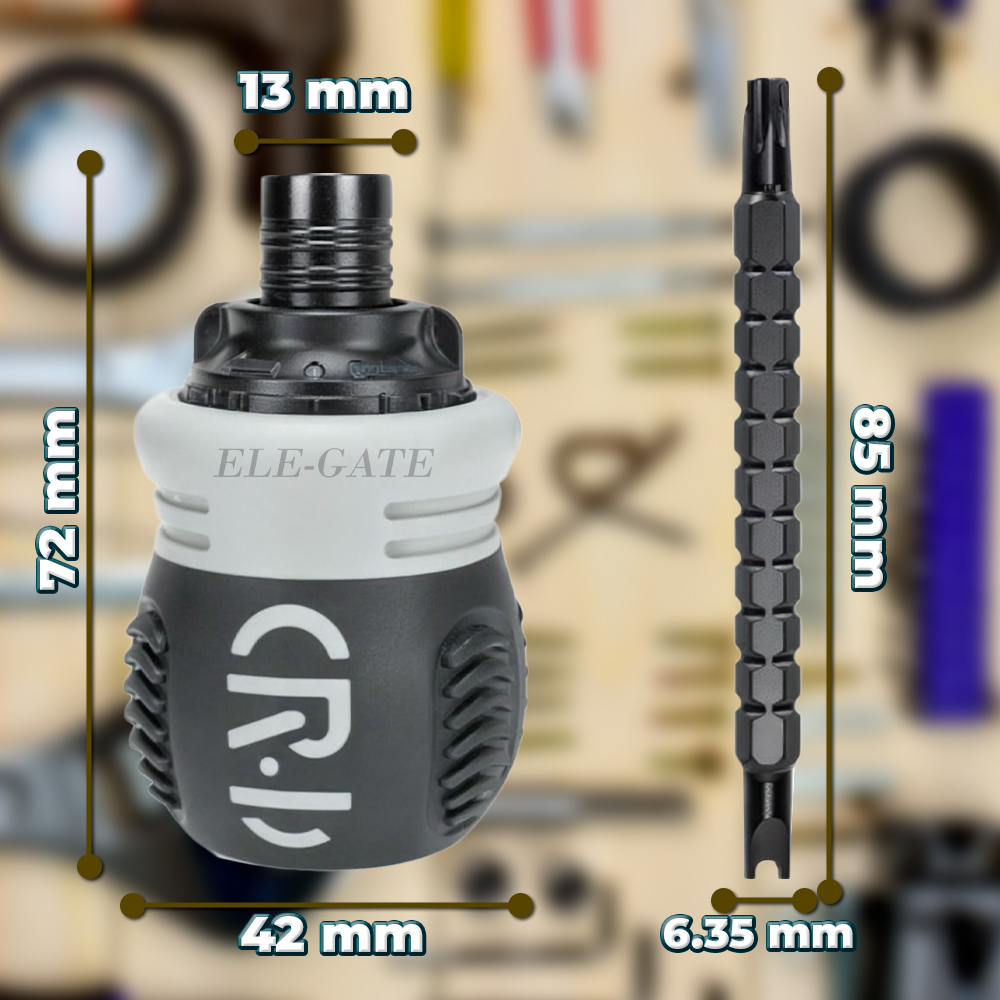 Juego de Destornilladores Magnetizados 13 en 1 con Mango Ergonómico - Image 4