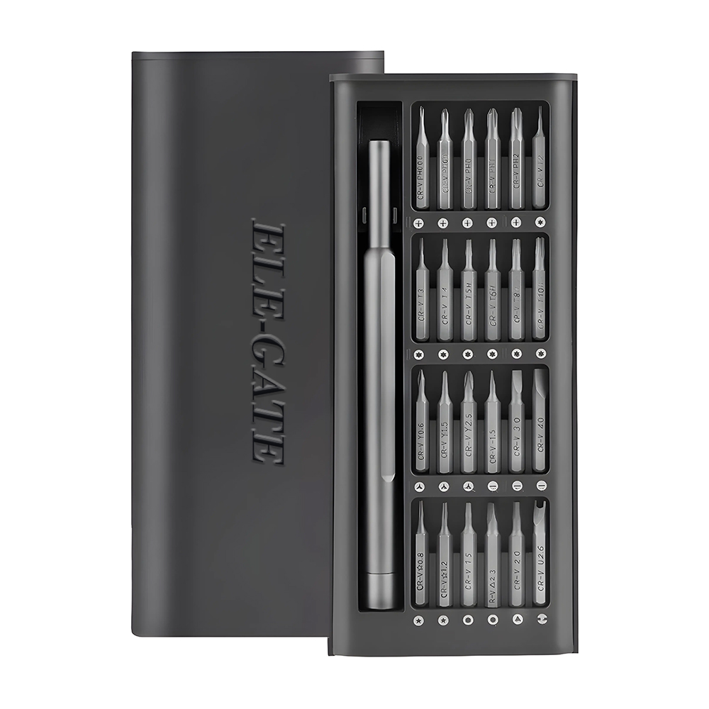 Kit de Destornillador Magnético Multiusos de 24 puntas con Herramientas de Mango Desmontable. - Image 2