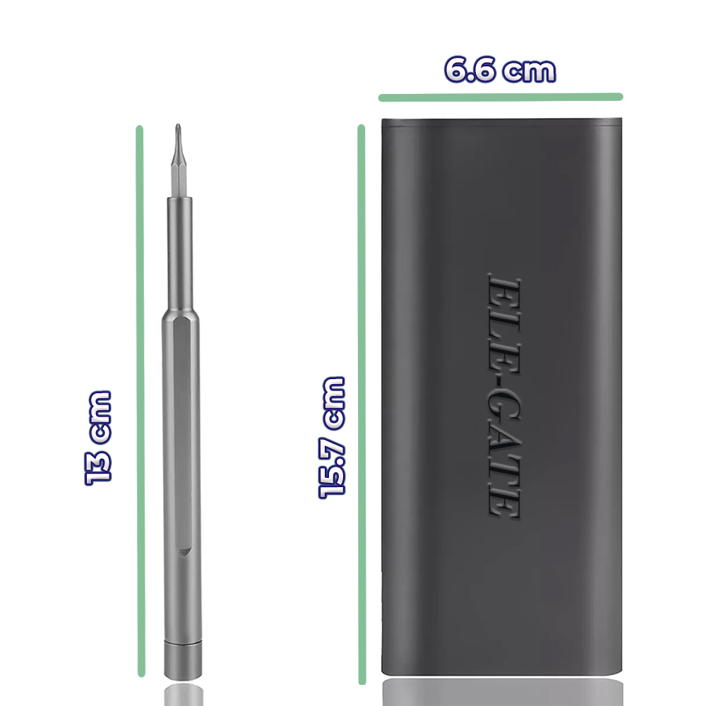 Kit de Destornillador Magnético Multiusos de 24 puntas con Herramientas de Mango Desmontable. - Image 5