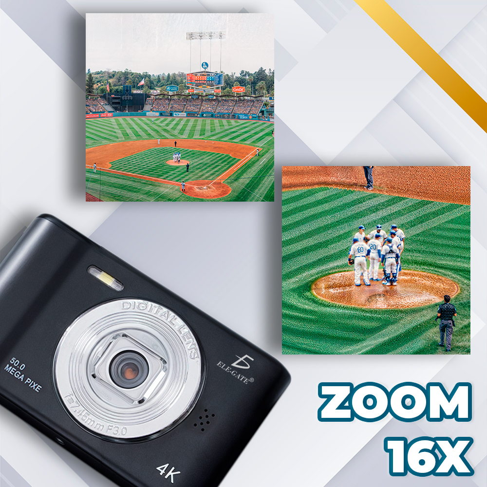 Cámara de Bolsillo 50 Mega Pixeles con Video 1080p con Flash Cámara Selfie y Reproductor MP3 - Image 2