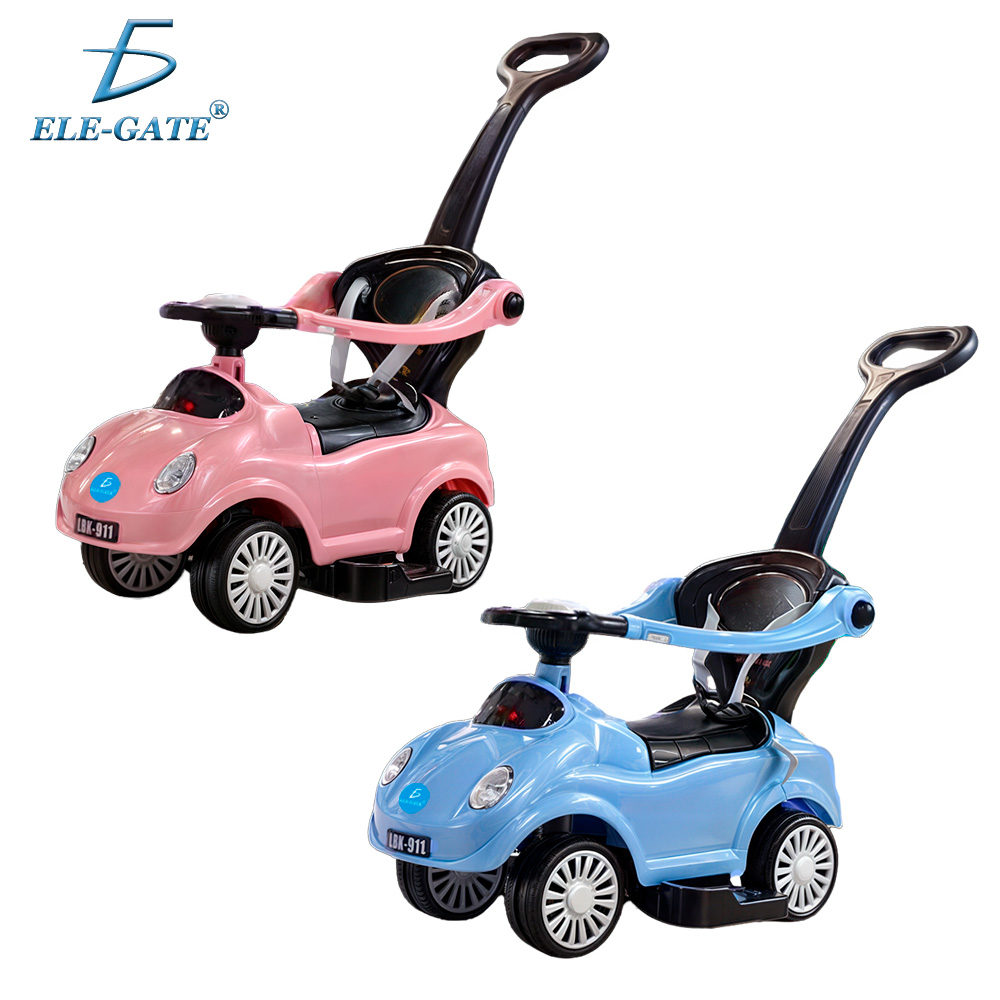 Montable Scooter con Luz y Sonido con Barandal de Seguridad y Agarradera