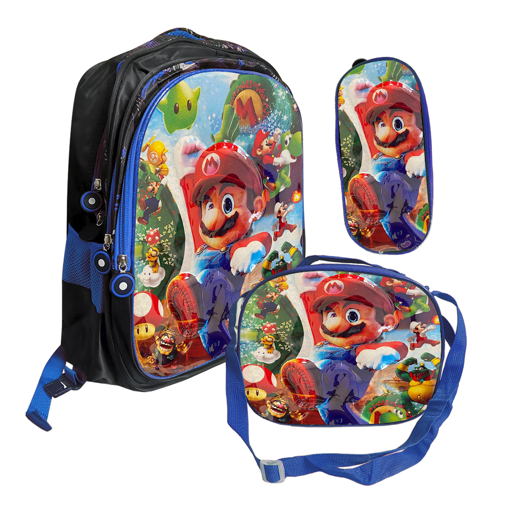 Set de Mochila Escolar Toy Story y Frozen con Lapicera y Lonchera Térmica con Cierres Resistentes - Image 9