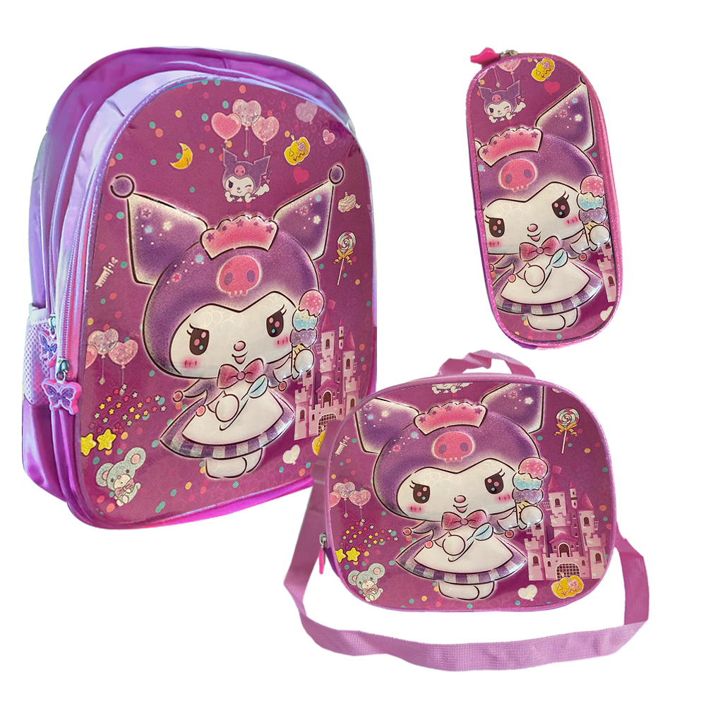 Set de Mochila Escolar Toy Story y Frozen con Lapicera y Lonchera Térmica con Cierres Resistentes - Image 11