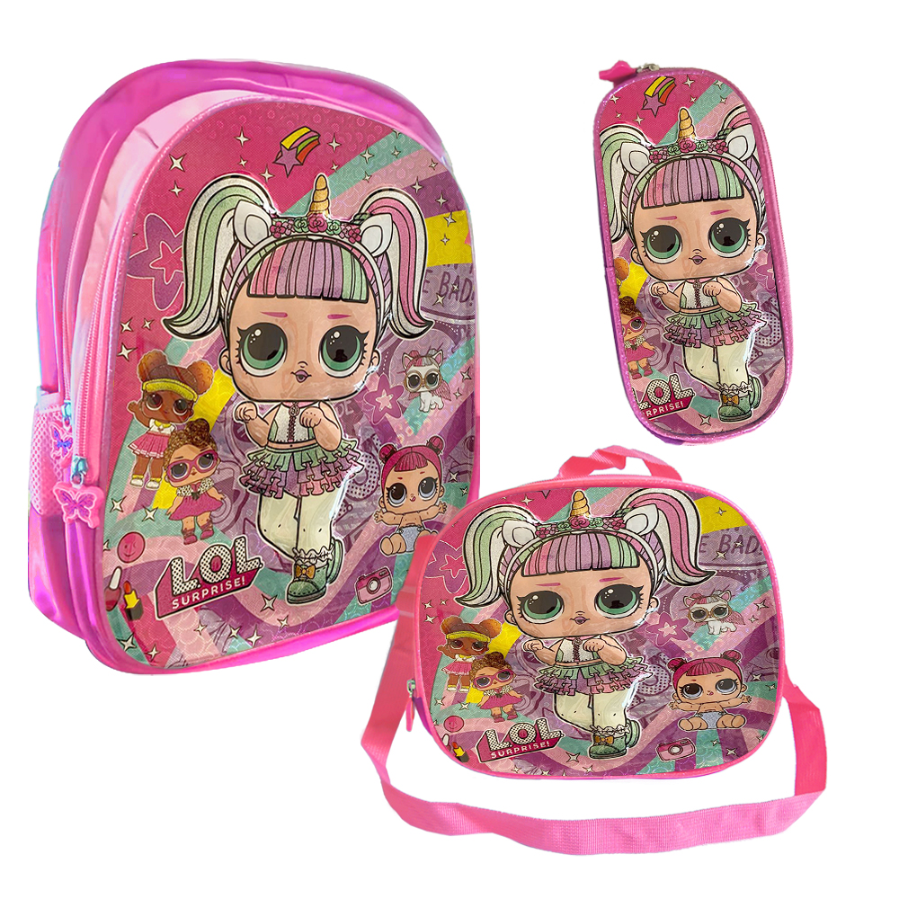 Set de Mochila Escolar Toy Story y Frozen con Lapicera y Lonchera Térmica con Cierres Resistentes - Image 22