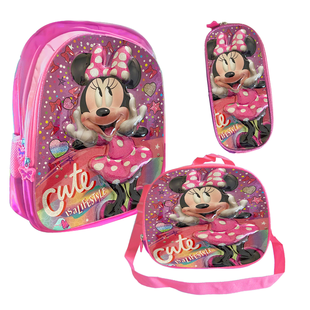 Set de Mochila Escolar Toy Story y Frozen con Lapicera y Lonchera Térmica con Cierres Resistentes - Image 23