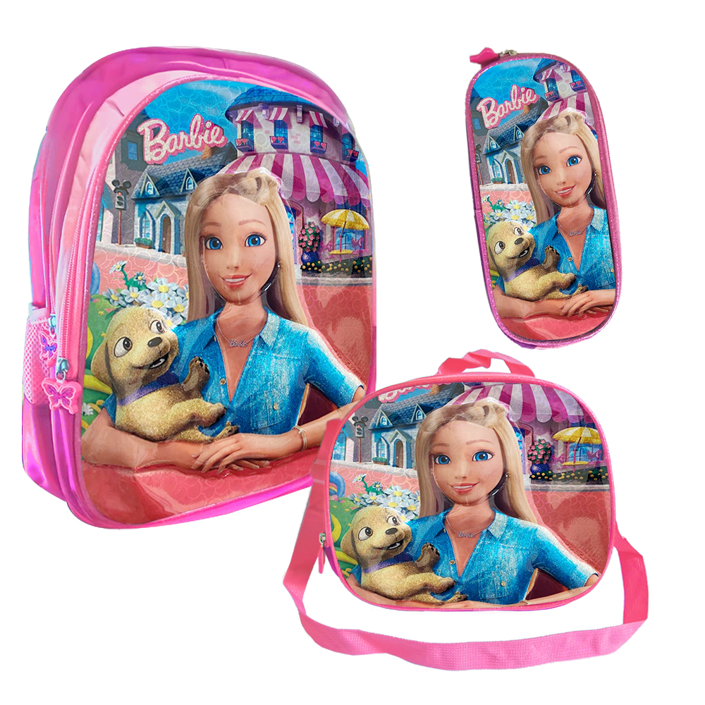 Set de Mochila Escolar Toy Story y Frozen con Lapicera y Lonchera Térmica con Cierres Resistentes - Image 3