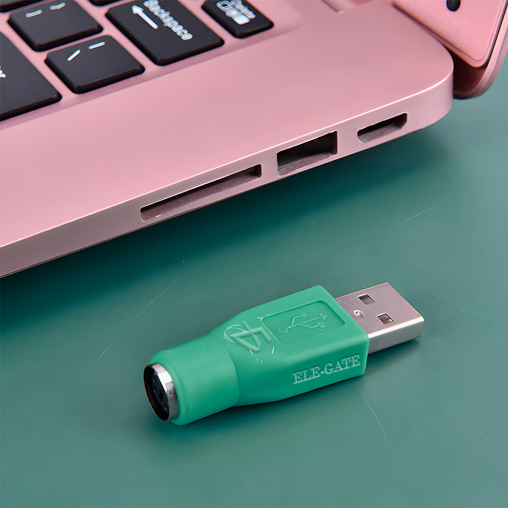 Adaptador Convertidor USB 2.0 Tipo A macho a PS2 Hembra - Image 2