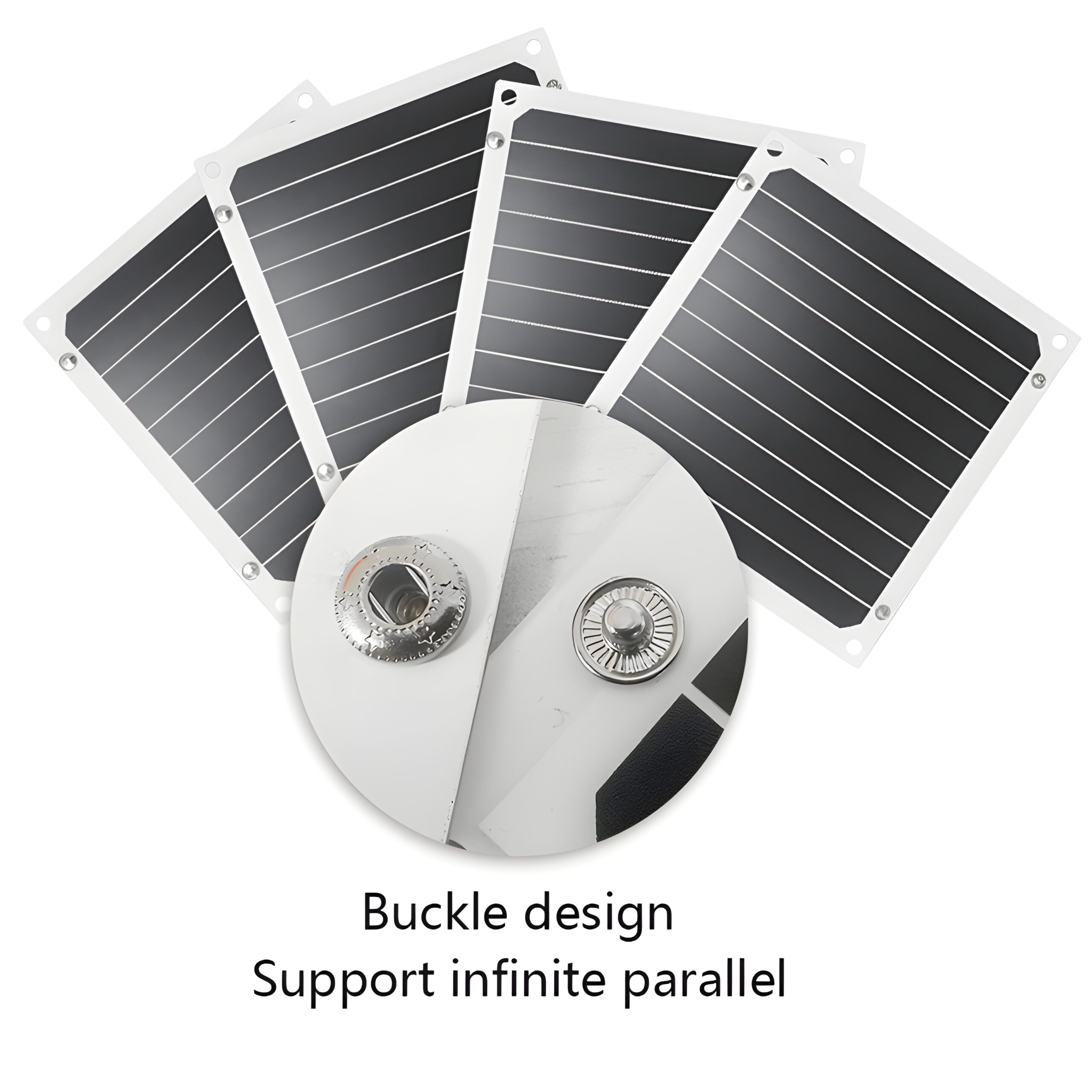 Panel Solar con Carga USB de 8W Portátil y Ligero - Image 2
