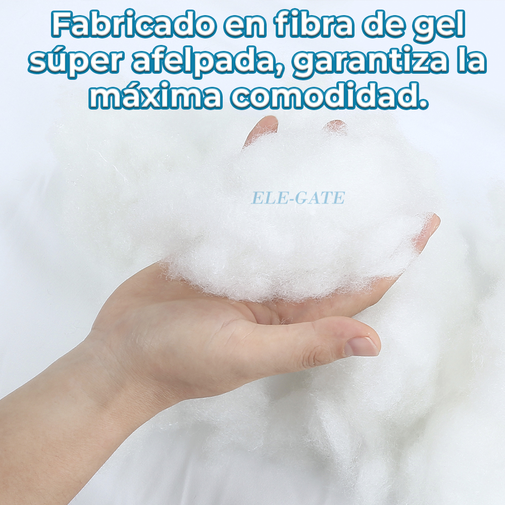 Set de 2 Almohadas de Firmeza Media con 50%Poliester y 50% Algodón - Image 2