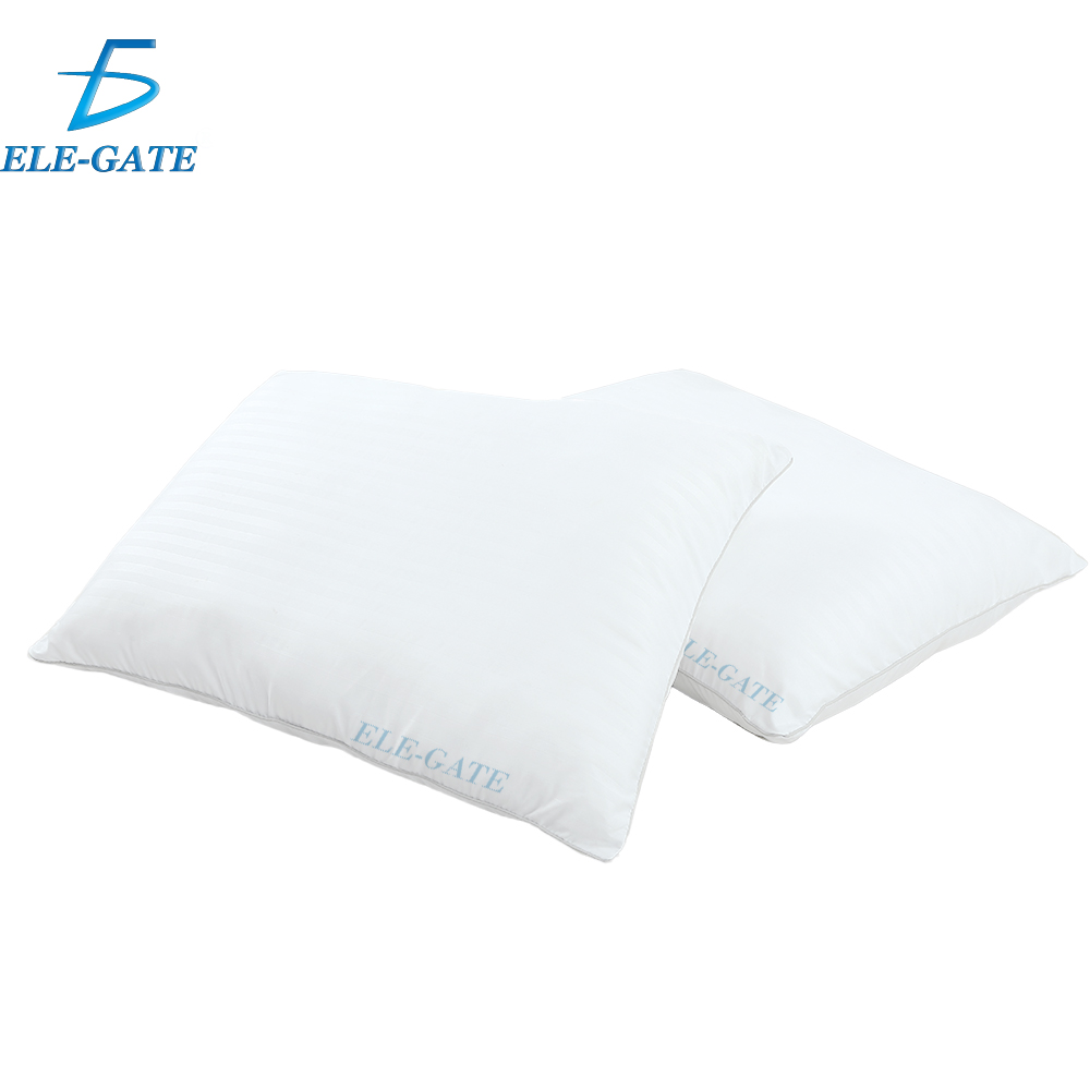 Set de 2 Almohadas de Firmeza Media con 50%Poliester y 50% Algodón