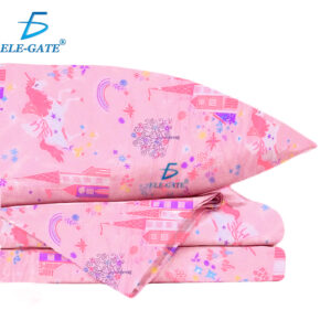 Juego de Sábanas Coquete de 4 Piezas  que Incluyen una Sábana Cajonera, una Sábana  y Dos Fundas de Almohada