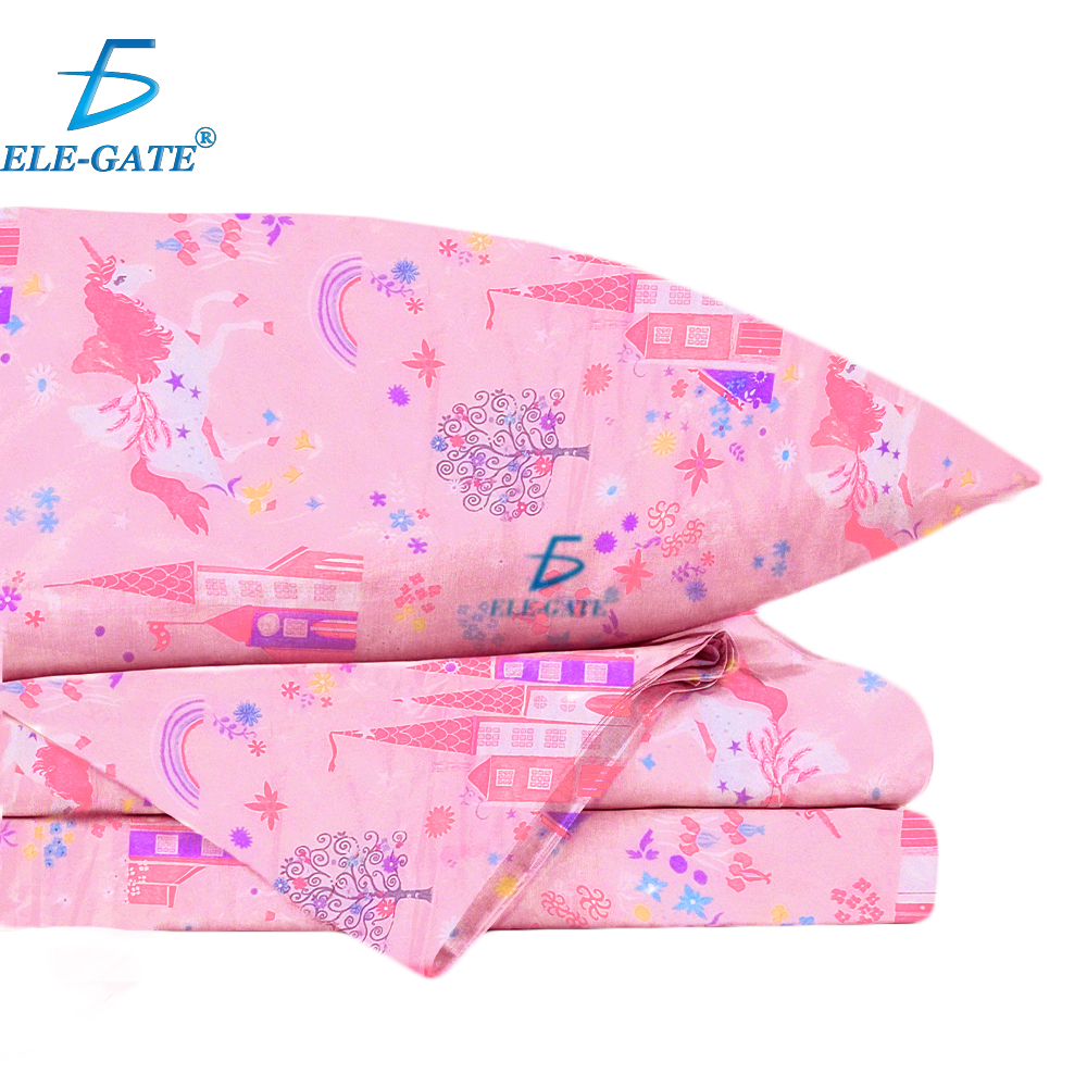 Juego de Sábanas Coquete de 4 Piezas que Incluyen una Sábana Cajonera, una Sábana y Dos Fundas de Almohada