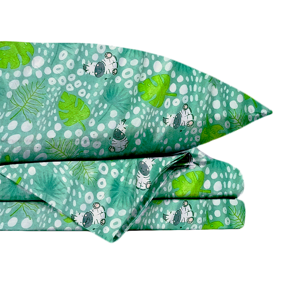 Juego de Sábanas Safari de 4 Piezas que Incluyen una Sábana Cajonera, una Sábana y Dos Fundas de Almohada - Image 2