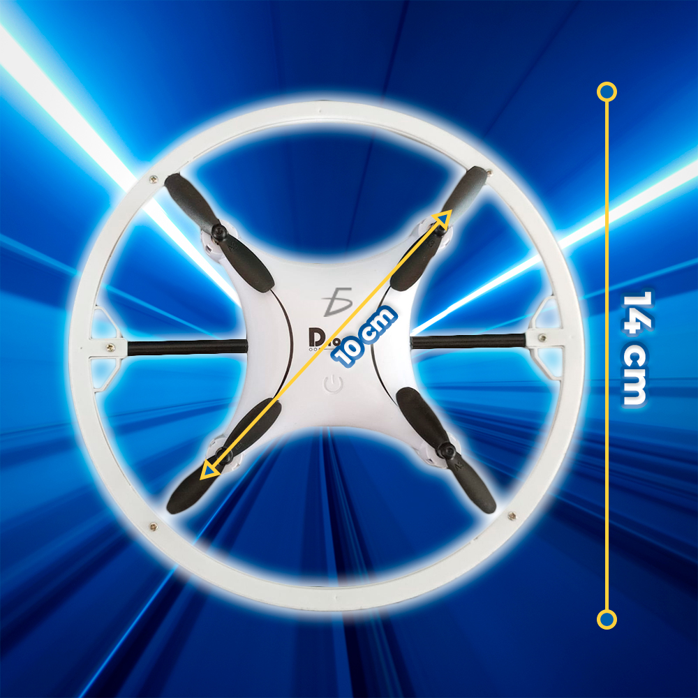 Mini Dron con Luces RGB con Batería Recargable y Control Remoto - Image 4