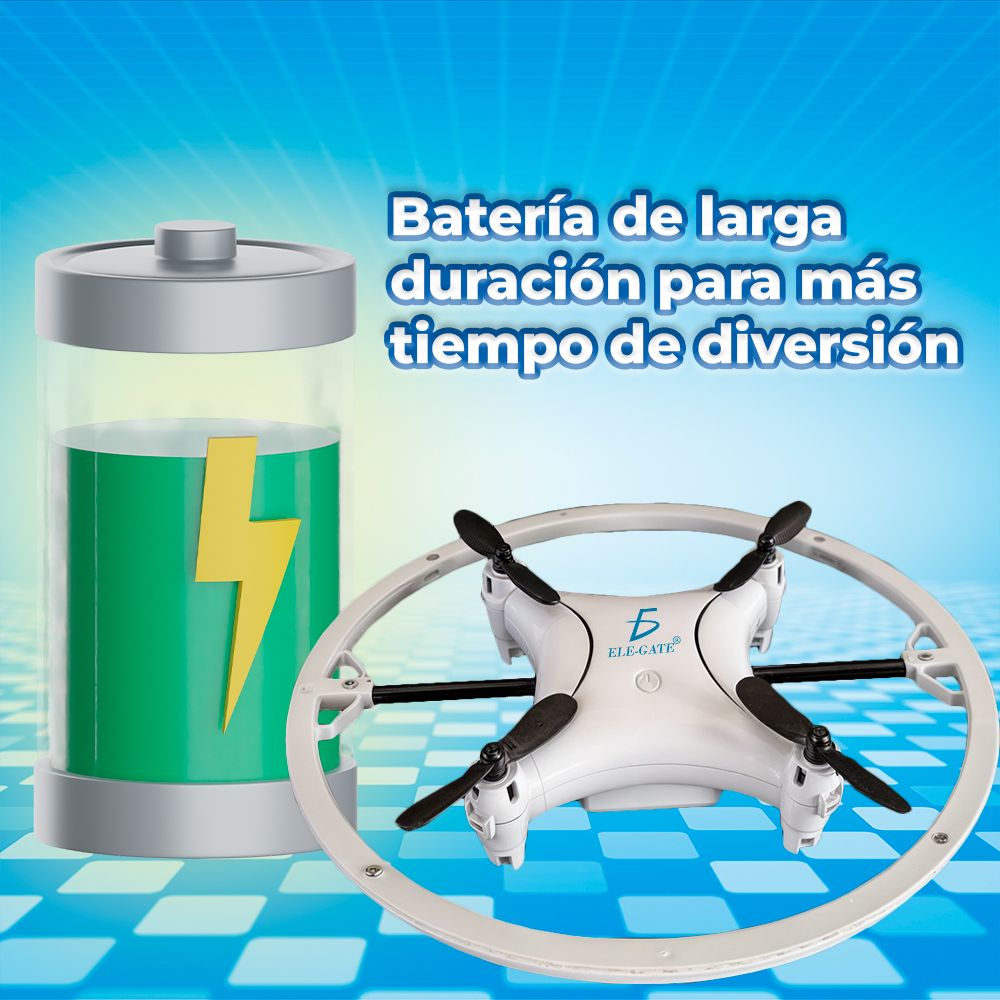 Mini Dron con Luces RGB con Batería Recargable y Control Remoto - Image 2
