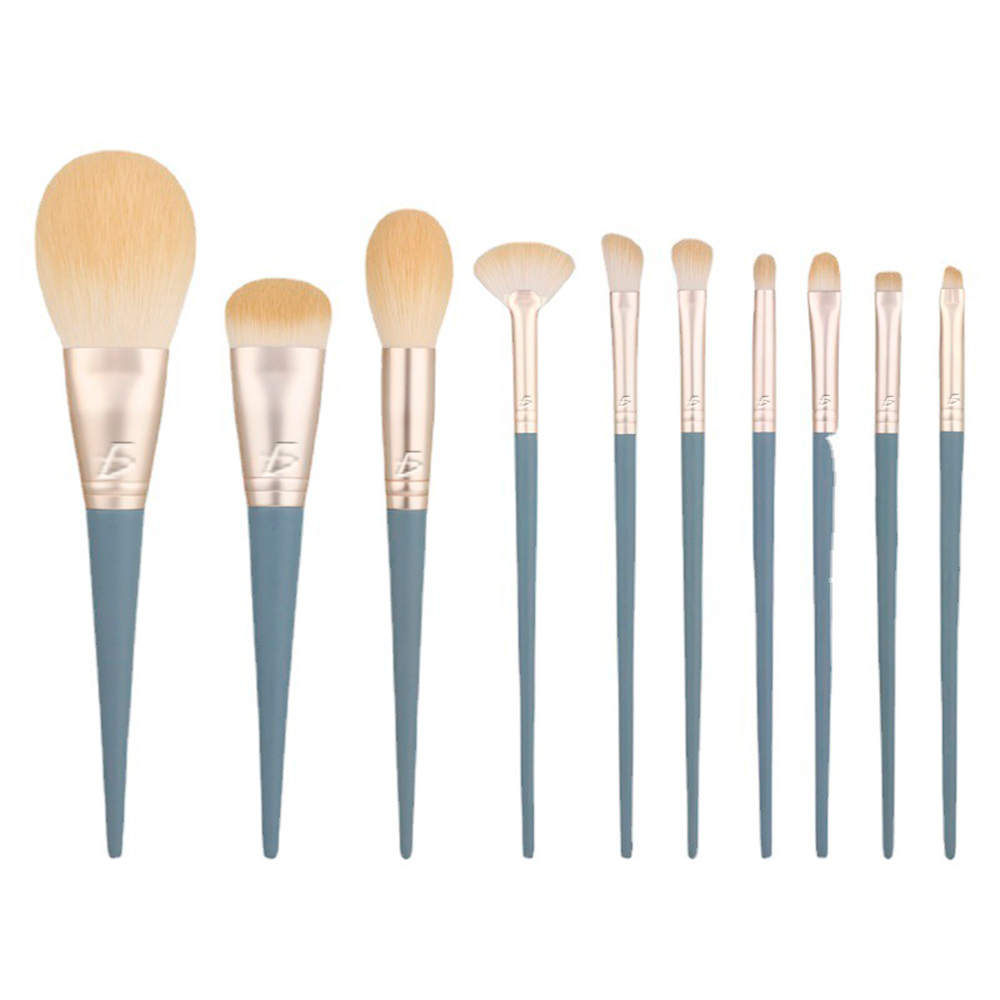 Juego de 10 Brochas con Estuche y Cerdas Suaves y Resistentes - Image 2