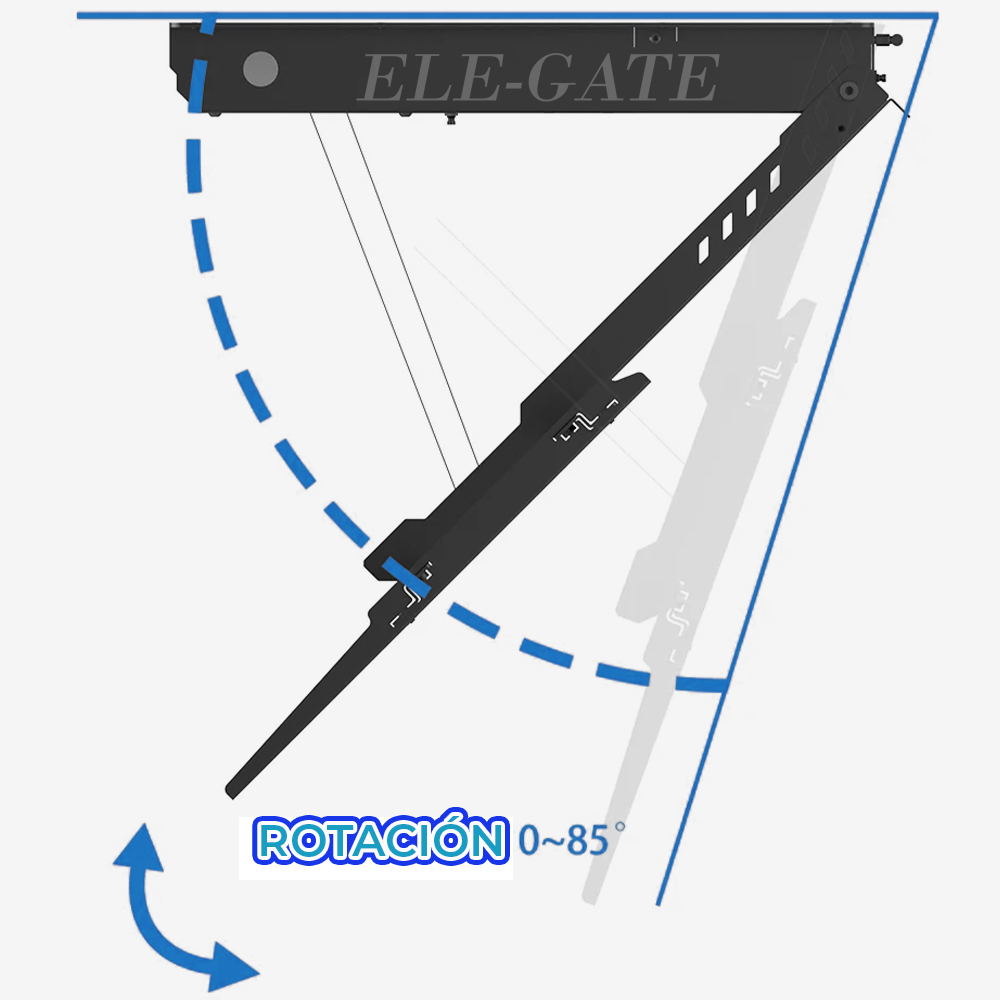 Soporte De TV de 32" a 65"Motorizado Mecanismo De Elevación De TV Con Control Remoto - Image 3