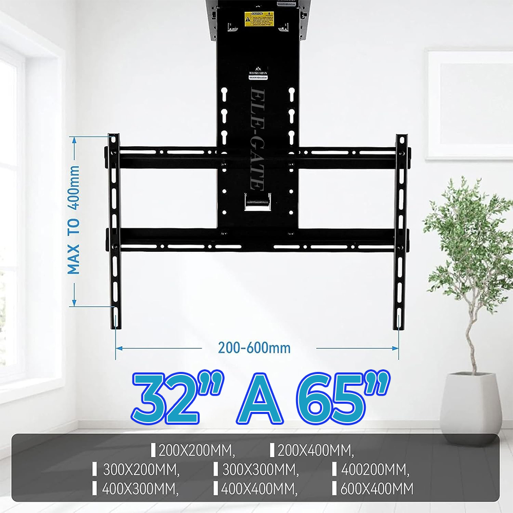 Soporte De TV de 32" a 65"Motorizado Mecanismo De Elevación De TV Con Control Remoto - Image 4