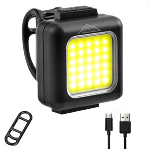 Luz LED para Bicicleta de Modo Dual Rojo o Blanco con Carga Visa USB Resistente al Agua