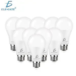 Paquete de 10 Focos Led de 9W Luz Fría de 6500 K