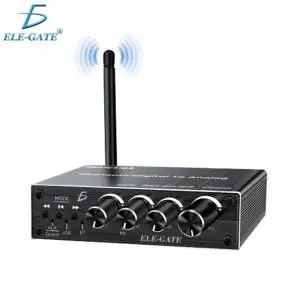 Convertidor de Audio Digital a Analógico de 192 kHz con Receptor Bluetooth 5.3 con Control