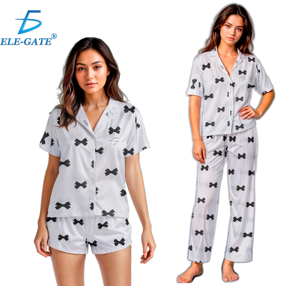 Set de 3 piezas de Pijamas Ligeras Kawai Frescas y Casuales