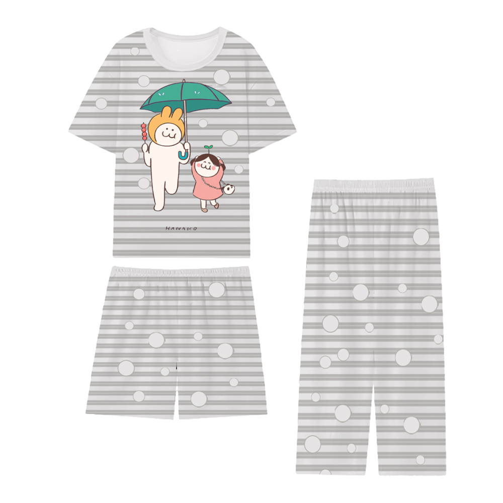 Set de 3 piezas de Pijama Coquete Ligera y Casual - Image 6