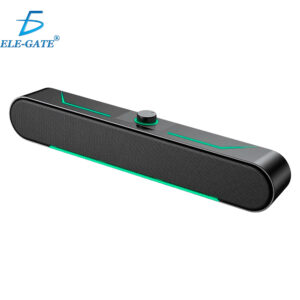 Bocina Bluetooth 5.0 con Control de Volumen Sonido de Alta Fidelidad y Luz RGB para Juegos y Música